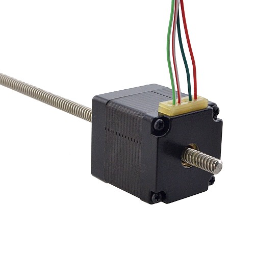 NEMA 11 非拘束 Acme リニア ステッピング モーター 1.0A 32.2mm スタック スクリュー リード 2.54mm(0.1) リード長 200mm NEMA 11 非拘束 Acme リニア ステッピング モーター 1.0A 32.2mm スタック スクリュー リード 2.54mm(0.1) リード長 200mm