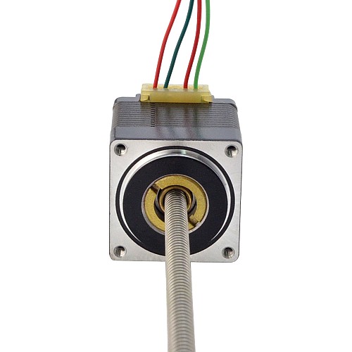 NEMA 11 非拘束 Acme リニア ステッピング モーター 1.0A 32.2mm スタック スクリュー リード 2.54mm(0.1) リード長 200mm NEMA 11 非拘束 Acme リニア ステッピング モーター 1.0A 32.2mm スタック スクリュー リード 2.54mm(0.1) リード長 200mm