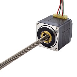 NEMA 11 非キャプティブ Acme リニア ステッピング モーター 1.0A 32.2mm スタック スクリュー リード 5.08mm(0.2") リード長 200mm