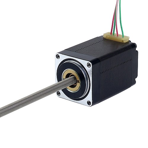 NEMA 11 非キャプティブ Acme リニア ステッピング モーター 1.0A 46mm スタック スクリュー リード 0.635mm(0.025) リード長 250mm - 11N18S1004ED5-250RS | StepperOnline NEMA 11 非キャプティブ Acme リニア ステッピング モーター 1.0A 46mm スタック スクリュー リード 0.635mm(0.025) リード長 250mm - 11N18S1004ED5-250RS | StepperOnline