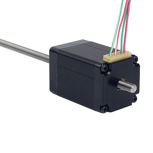 NEMA 11 非キャプティブ Acme リニア ステッピング モーター 1.0A 46mm スタック スクリュー リード 0.635mm(0.025) リード長 250mm - 11N18S1004ED5-250RS | StepperOnline NEMA 11 非キャプティブ Acme リニア ステッピング モーター 1.0A 46mm スタック スクリュー リード 0.635mm(0.025) リード長 250mm - 11N18S1004ED5-250RS | StepperOnline