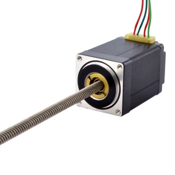 NEMA 11 非キャプティブ Acme リニア ステッピング モーター 1.0A 46mm スタック スクリュー リード 5.08mm(0.2") リード長 200mm