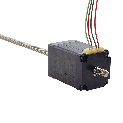 NEMA 11 非キャプティブ Acme リニア ステッピング モーター 1.0A 46mm スタック スクリュー リード 5.08mm(0.2) リード長 200mm