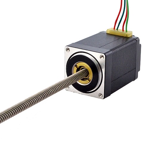 NEMA 11 非キャプティブ Acme リニア ステッピング モーター 1.0A 46mm スタック スクリュー リード 5.08mm(0.2) リード長 200mm