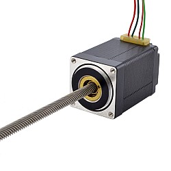 CN 発売中 - NEMA 11 非キャプティブ Acme リニア ステッピング モーター 1.0A 46mm スタック スクリュー リード 10.16mm(0.4") リード長 200mm