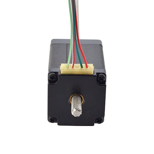 NEMA 11 非キャプティブ Acme リニア ステッピング モーター 1.0A 46mm スタック スクリュー リード 10.16mm(0.4) リード長 200mm