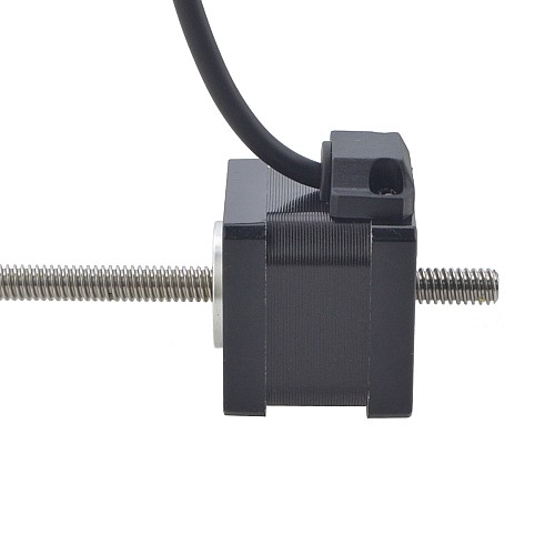 NEMA 14 非キャプティブ Acme リニア ステッピング モーター 1.5A 34mm スタック スクリュー リード 2.54mm(0.1) リード長 200mm