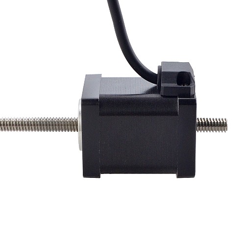 NEMA 14 非キャプティブ Acme リニア ステッピング モーター 1.5A 47mm スタック スクリュー リード 2.54mm(0.1) リード長 200mm