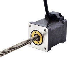 NEMA 14 非キャプティブ Acme リニア ステッピング モーター 1.5A 47mm スタック スクリュー リード 2.54mm(0.1") リード長 200mm