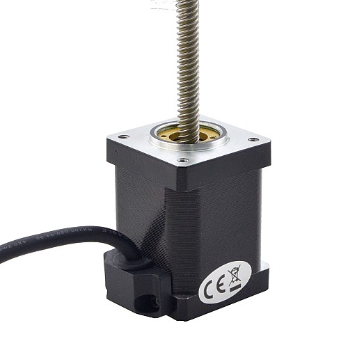 NEMA 14 非キャプティブ Acme リニア ステッピング モーター 1.5A 47mm スタック スクリュー リード 6.35mm(0.25) リード長 200mm