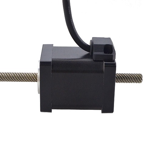 NEMA 14 非キャプティブ リニアステッピングモーター 1.5A 47mm 身長 スクリューリード 12.7mm(0.5) リードの長さ 200mm NEMA 14 非キャプティブ リニアステッピングモーター 1.5A 47mm 身長 スクリューリード 12.7mm(0.5) リードの長さ 200mm