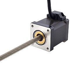 CN 発売中 - NEMA 14 非キャプティブ リニアステッピングモーター 1.5A 47mm 身長 スクリューリード 12.7mm(0.5") リードの長さ 200mm