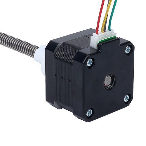 Nema 17 外部 34mm スタック 0.4A リード 4mm(0.15748") 長さ 100mm | StepperOnline UK Nema 17 外部 34mm スタック 0.4A リード 4mm(0.15748") 長さ 100mm - 17E13S0404DB4-100RS | StepperOnline UK
