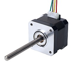 Nema 17 非キャプティブ 34mm スタック 0.4A リード 2mm(0.07874") 長さ 100mm