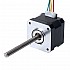 Nema 17 非キャプティブ 34mm スタック 0.4A リード 2mm(0.07874") 長さ 100mm