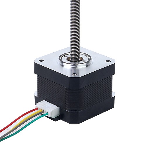 Nema 17 非キャプティブ 34mm スタック 0.4A リード 2mm(0.07874") 長さ 100mm | StepperOnline UK Nema 17 非キャプティブ 34mm スタック 0.4A リード 2mm(0.07874") 長さ 100mm - 17N13S0404AF4-100RS | StepperOnline UK
