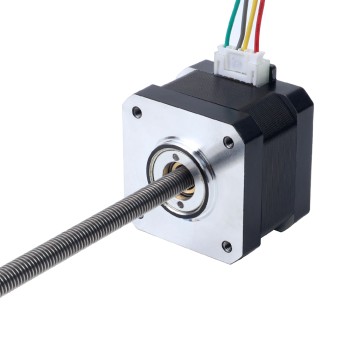 Nema 17 非キャプティブ 34mm スタック 0.4A リード 2mm(0.07874") 長さ 150mm