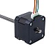 Nema 17 非キャプティブ 34mm スタック 0.4A リード 2mm(0.07874) 長さ 150mm Nema 17 非キャプティブ 34mm スタック 0.4A リード 2mm(0.07874) 長さ 150mm