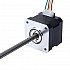 Nema 17 非キャプティブ 34mm スタック 0.4A リード 2mm(0.07874") 長さ 150mm