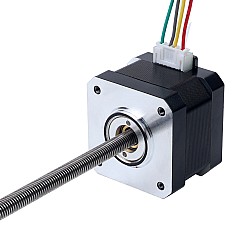 Nema 17 非キャプティブ 34mm スタック 0.84A リード 2mm(0.07874") 長さ 200mm