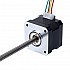 Nema 17 非キャプティブ 34mm スタック 0.84A リード 2mm(0.07874") 長さ 200mm