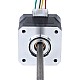 Nema 17 非キャプティブ 34mm スタック 0.84A リード 2mm(0.07874") 長さ 200mm Nema 17 非キャプティブ 34mm スタック 0.84A リード 2mm(0.07874") 長さ 200mm
