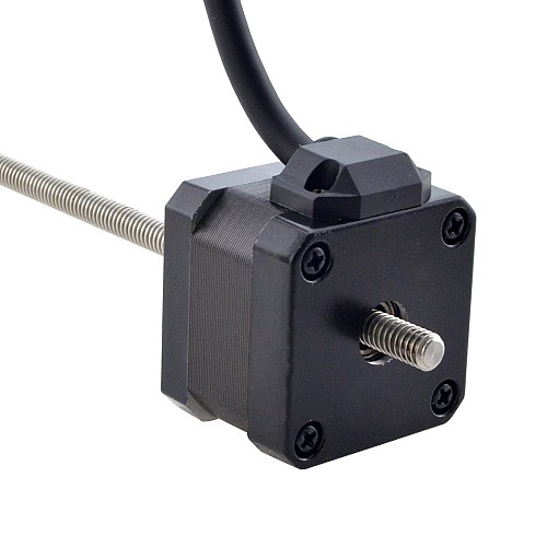 NEMA 17 非キャプティブ Acme リニアステッピングモーター 1.5A 34mm 身長 スクリューリード 1.27mm(0.05) リードの長さ 200mm NEMA 17 非キャプティブ Acme リニアステッピングモーター 1.5A 34mm 身長 スクリューリード 1.27mm(0.05) リードの長さ 200mm