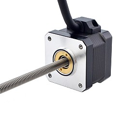 NEMA 17 非キャプティブ Acme リニアステッピングモーター 1.5A 34mm 身長 スクリューリード 1.27mm(0.05") リードの長さ 200mm