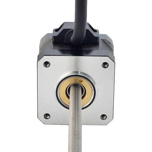 NEMA 17 非キャプティブ Acme リニアステッピングモーター 1.5A 34mm 身長 スクリューリード 1.27mm(0.05) リードの長さ 200mm NEMA 17 非キャプティブ Acme リニアステッピングモーター 1.5A 34mm 身長 スクリューリード 1.27mm(0.05) リードの長さ 200mm