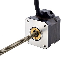 NEMA 17 非キャプティブ Acme リニアステッピングモーター 1.5A 34mm 身長 スクリューリード 2.54mm(0.1") リードの長さ 200mm