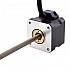NEMA 17 非キャプティブ Acme リニアステッピングモーター 1.5A 34mm 身長 スクリューリード 2.54mm(0.1") リードの長さ 200mm