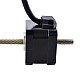 NEMA 17 非キャプティブ Acme リニアステッピングモーター 1.5A 34mm 身長 スクリューリード 12.7mm(0.5) リードの長さ 200mm