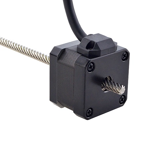 NEMA 17 非キャプティブ Acme リニアステッピングモーター 1.5A 34mm 身長 スクリューリード 25.4mm(1) リードの長さ 200mm NEMA 17 非キャプティブ Acme リニアステッピングモーター 1.5A 34mm 身長 スクリューリード 25.4mm(1) リードの長さ 200mm