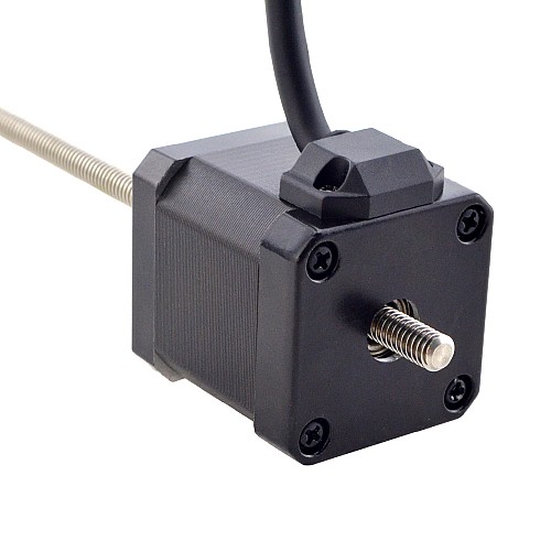 NEMA 17 非キャプティブ Acme リニア ステッピング モーター 2.5A 48mm スタック スクリュー リード 1.27mm(0.05) リード長 200mm NEMA 17 非キャプティブ Acme リニア ステッピング モーター 2.5A 48mm スタック スクリュー リード 1.27mm(0.05) リード長 200mm