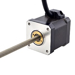 NEMA 17 非キャプティブ Acme リニア ステッピング モーター 2.5A 48mm スタック スクリュー リード 1.27mm(0.05") リード長 200mm