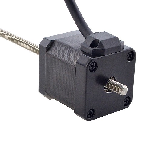 NEMA 17 非キャプティブ Acme リニア ステッピング モーター 2.5A 48mm スタック スクリュー リード 2.54mm(0.1) リード長 200mm