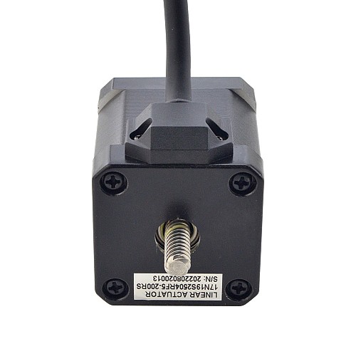 NEMA 17 非キャプティブ Acme リニア ステッピング モーター 2.5A 48mm スタック スクリュー リード 6.35mm(0.25) リード長 200mm