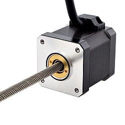 NEMA 17 非キャプティブ Acme リニア ステッピング モーター 2.5A 48mm スタック スクリュー リード 12.7mm(0.5") リード長 200mm