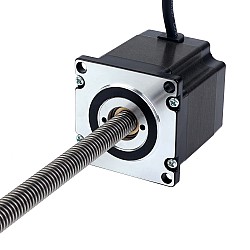 Nema 23 非キャプティブ 56mm スタック 2.0A リード 2mm(0.07874") 長さ 250mm