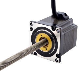 NEMA 23 非キャプティブ Acme リニアステッピングモーター 3.0A 56mm 身長 スクリューリード 1.27mm(0.05") リードの長さ 250mm