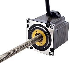 NEMA 23 非キャプティブ Acme リニアステッピングモーター 3.0A 56mm 身長 スクリューリード 1.27mm(0.05") リードの長さ 250mm