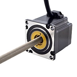 NEMA 23 非キャプティブ Acme リニアステッピングモーター 3.0A 56mm 身長 スクリューリード 10.16mm(0.4") リードの長さ 250mm