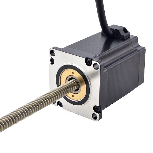 NEMA 23 非キャプティブ Acme リニアステッピングモーター 4.0A 75mm 身長 スクリューリード 2.54mm(0.1) リードの長さ 250mm NEMA 23 非キャプティブ Acme リニアステッピングモーター 4.0A 75mm 身長 スクリューリード 2.54mm(0.1) リードの長さ 250mm