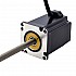 NEMA 23 非キャプティブ Acme リニアステッピングモーター 4.0A 75mm 身長 スクリューリード 5.08mm(0.2") リードの長さ 250mm