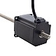 NEMA 23 非キャプティブ Acme リニアステッピングモーター 4.0A 75mm 身長 スクリューリード 10.16mm(0.4) リードの長さ 250mm