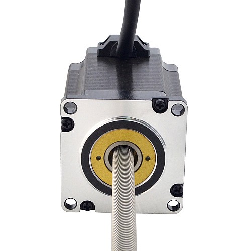 NEMA 23 非キャプティブ Acme リニアステッピングモーター 4.0A 75mm 身長 スクリューリード 10.16mm(0.4) リードの長さ 250mm