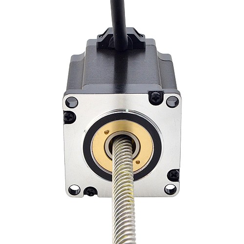 NEMA 23 非キャプティブ Acme リニアステッピングモーター 4.0A 75mm 身長 スクリューリード 25.4mm(1) リードの長さ 250mm
