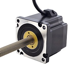 NEMA 34 非キャプティブ Acme リニア ステッピング モーター 5.5A 76mm スタック スクリュー リード 2.54mm(0.1") リード長 300mm