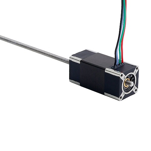 Nema 6 非キャプティブ リニア ステッピング モーター 0.3A 32mm スタックネジ リード 1mm(0.03937インチ) リード長 100mm
