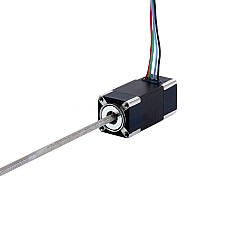 Nema 6 非キャプティブ リニア ステッピング モーター 0.3A 32mm スタックネジ リード 1mm(0.03937インチ) リード長 100mm